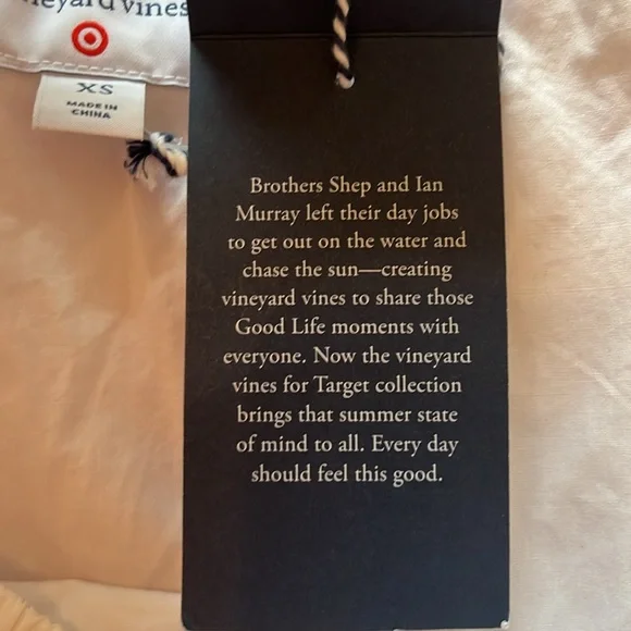 NWT Vineyard Vines for Target Off the Shoulder Blouse - Picture 8 of 9